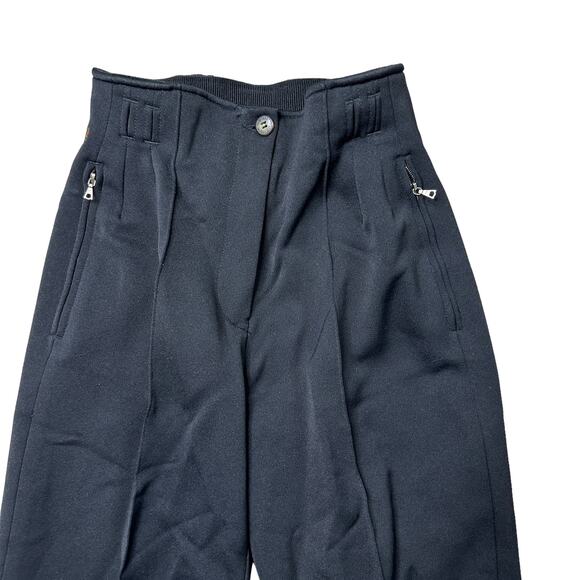 Postcard of Italy Black Stirrup Ski Pants, Black Size 10 - Picture 3 of 6